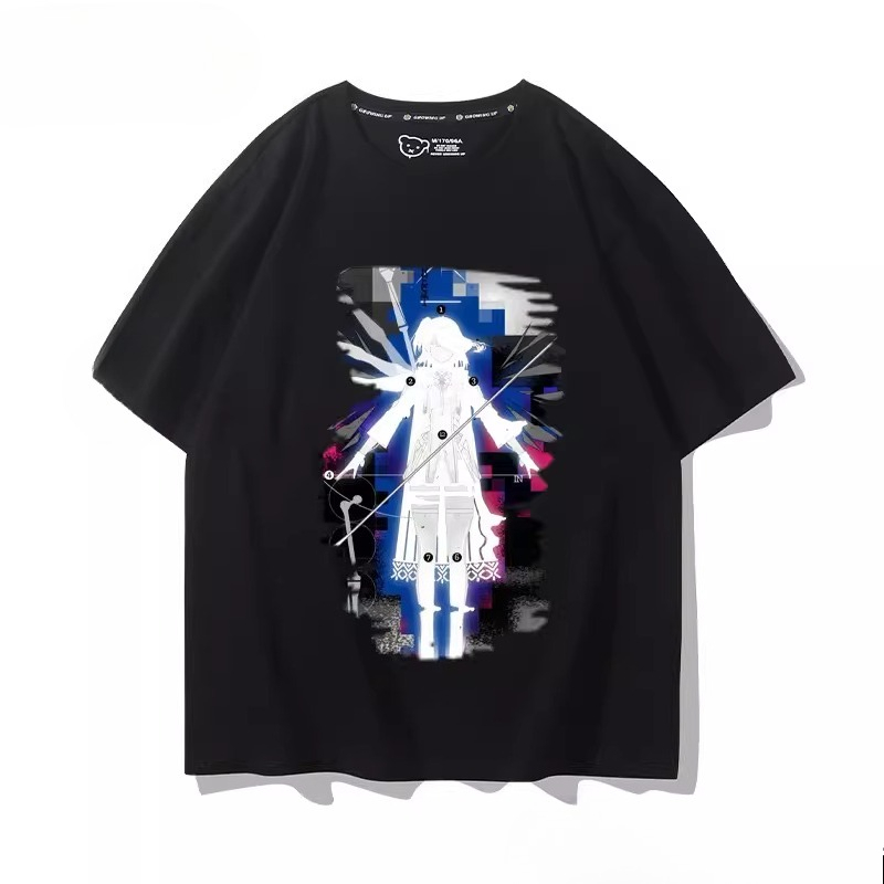 Anime Arknights Graphic T Shir - Popular Anime Merchandise 评论和价格